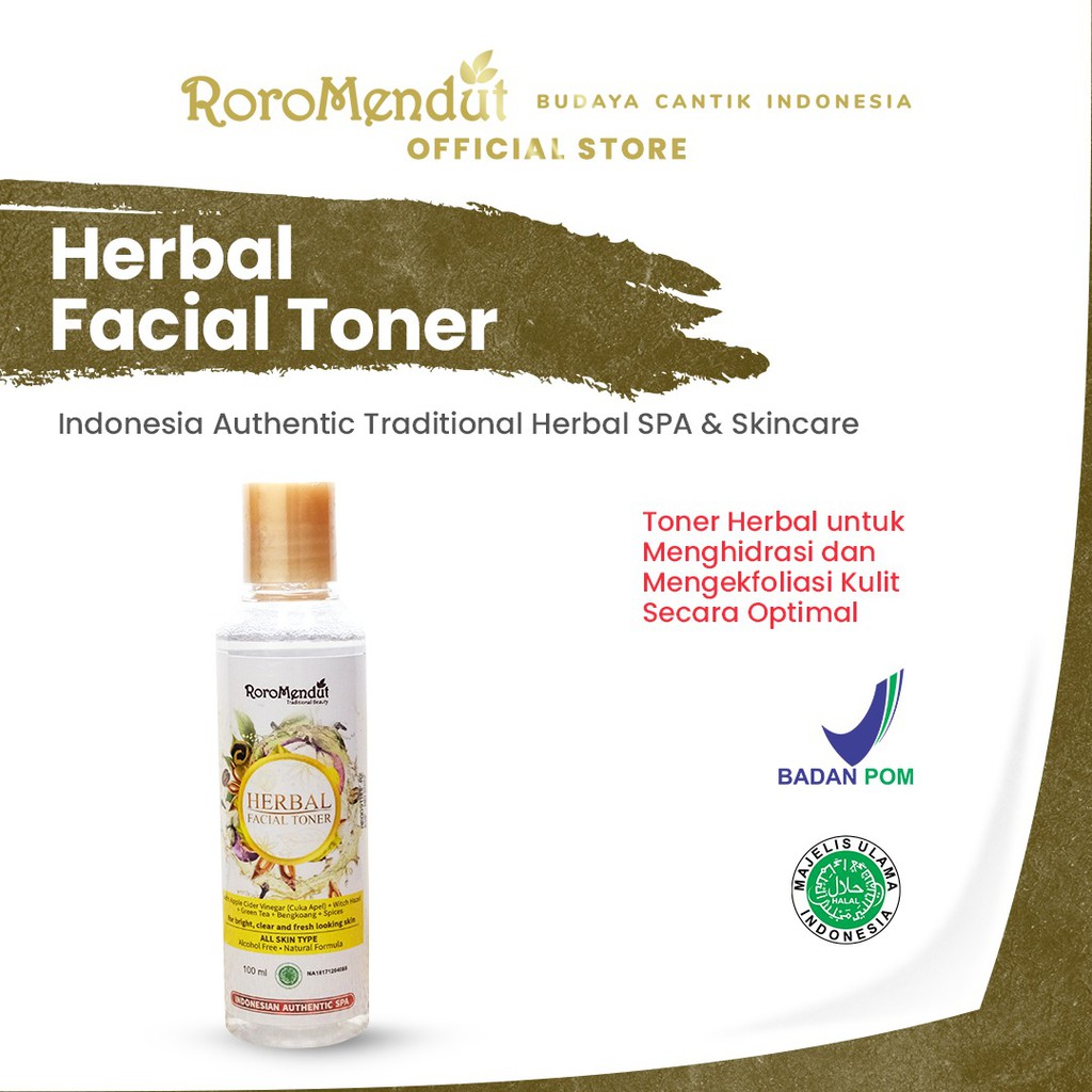 

Roro Mendut Herbal Facial Toner