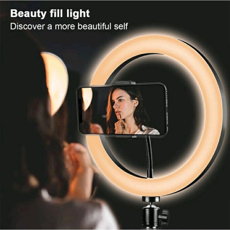 Selfie Ring Light 10&quot;inch 26cm Lampu Ring LED Soft Light Premium R26 RING LAMP ONLY