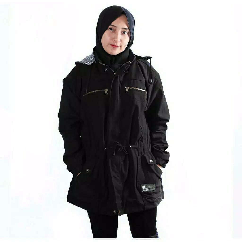 Jaket Hoodie Outdoor Cewe | Jaket Parka Simple Wanita | Jaket Gunung Traveling Hiking | Jaket Korea