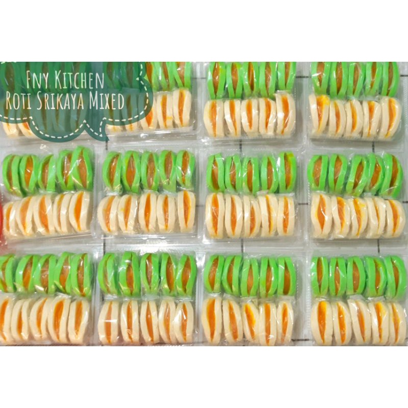 

[10 pcs] Roti Srikaya ori / Roti Srikaya Pandan / Mixed - Fny Kitchen