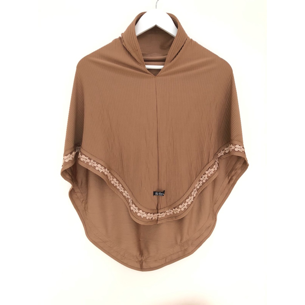 JILBAB INSTAN PLISKET RENDA TENGAH