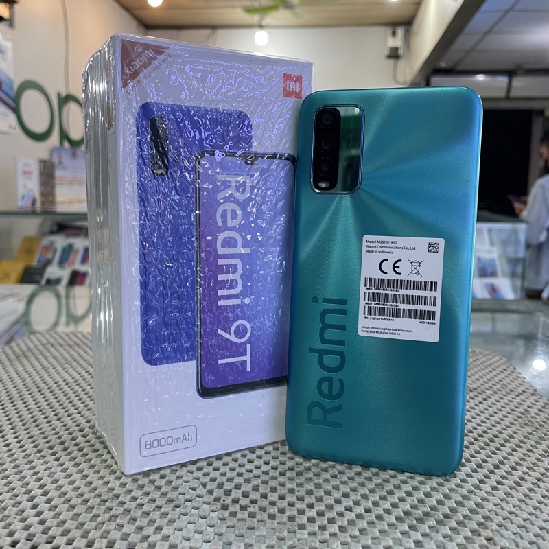 redmi 9t ram 6/128gb second fullset ori