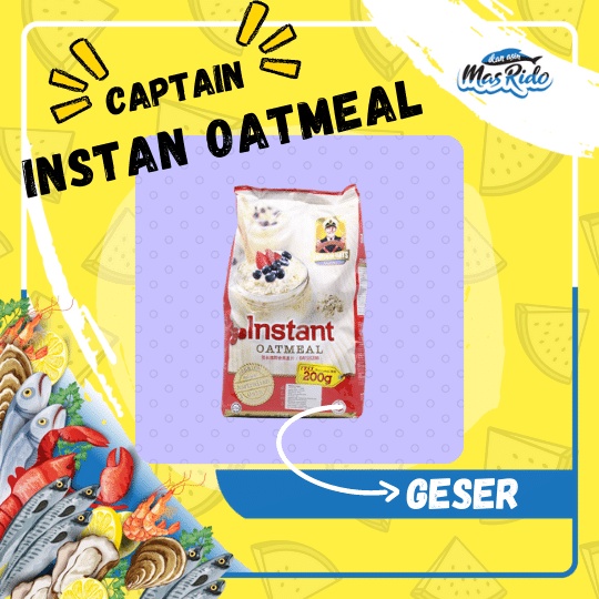 

Captain Instan Oatmeal Oat Captain Oat Premium Australia Harga Murah
