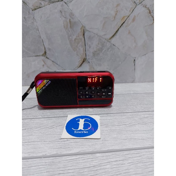 Radio FM Digital Portable Super Bass Bisa Play Murotal JOC 798