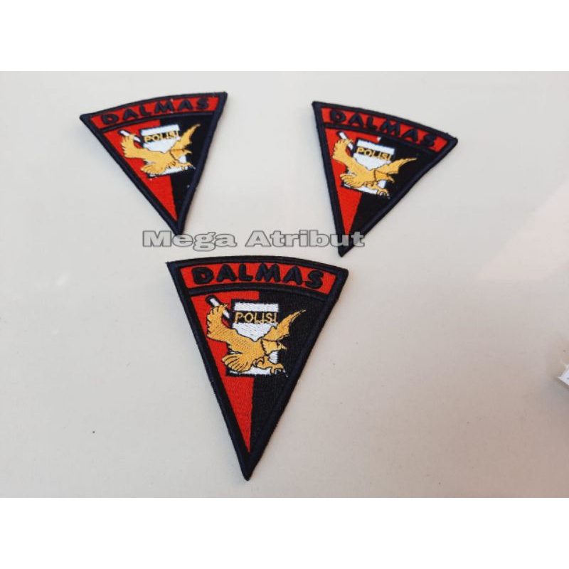 brivet/pin pdl Dalmas polri bordir timbul