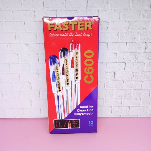 

Faster pen C600 12's