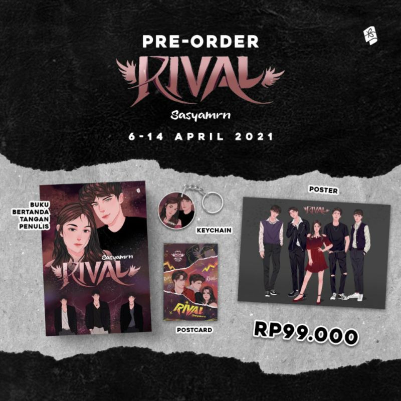 Pre Order Novel Rival - Sasyamrn
