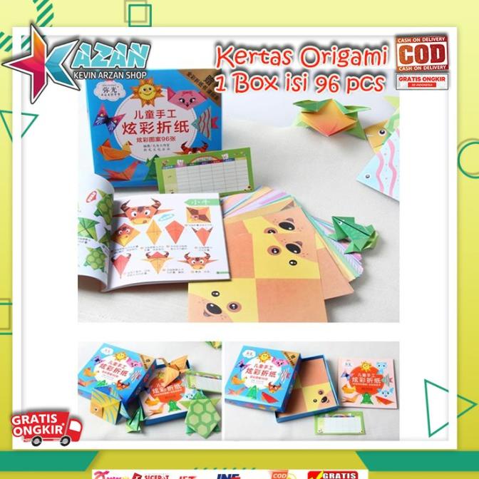 

Best Product!!! Kertas Origami Box Octopus - Mainan Origami Lipat Kertas Isi 96 Pcs - Paling Diminati