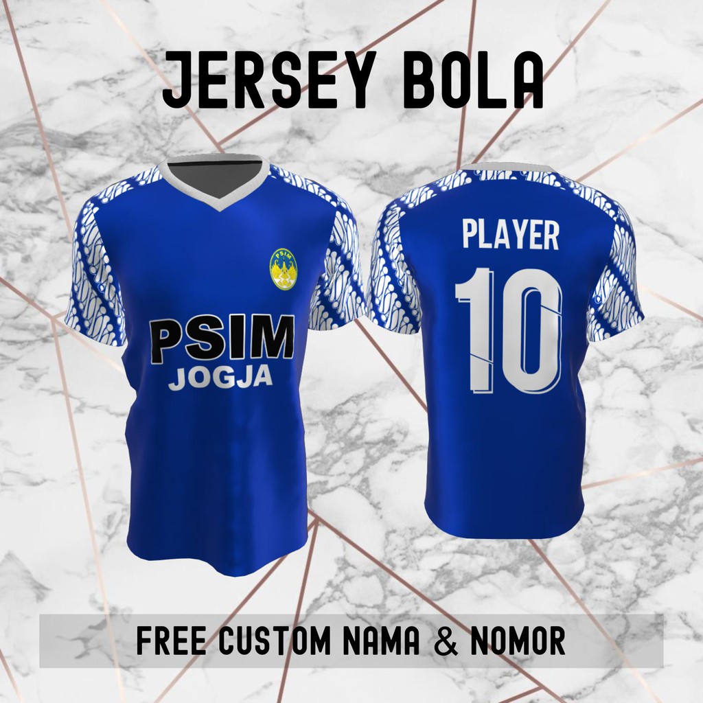 Jersey PSIM Jogja Klub Bola Baju Kaos Custom Nama dan Nomor Punggung - 225