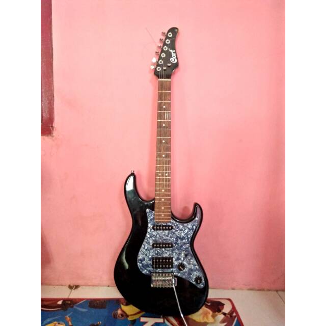 Gitar cort+efek+soundspeaker cort