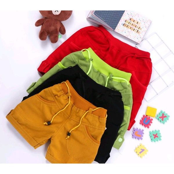 pilih warna celana pendek anak hotpant candypant 1-5th termurah