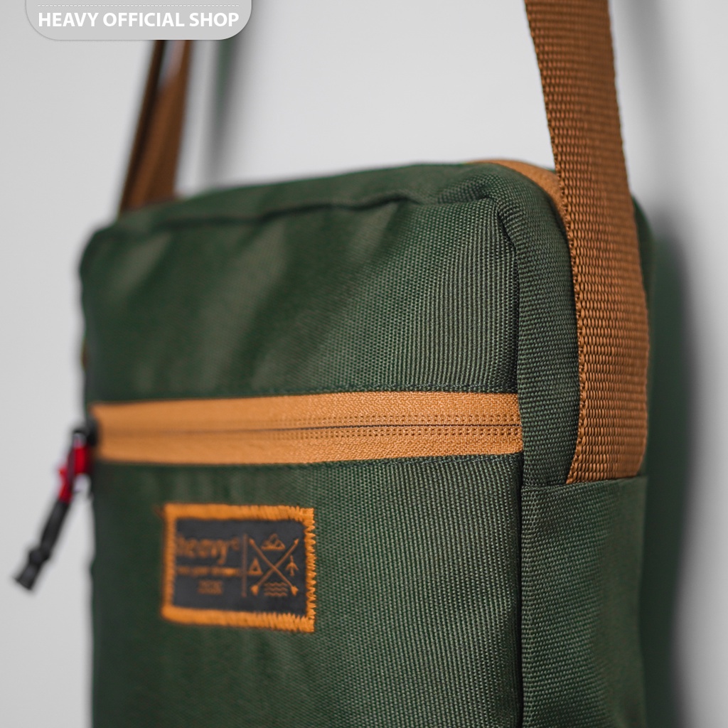 Heavy Official Shop ~ Tas Selempang Pria Casual Slingbag Heavy Original Green Army