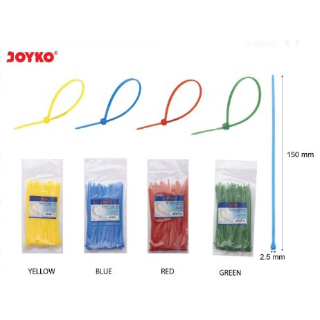 Cable Ties Nylon / Pengikat Nylon Plastik Joyko CBT-11 (20cm)