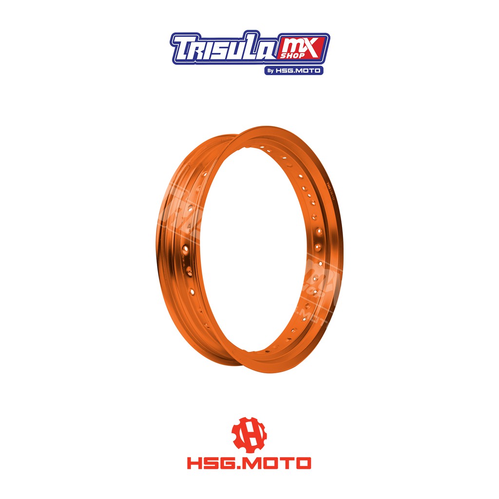 VELG SUPERMOTO TMX ALUM MT RIM 3.00x17 36H - ORANGE