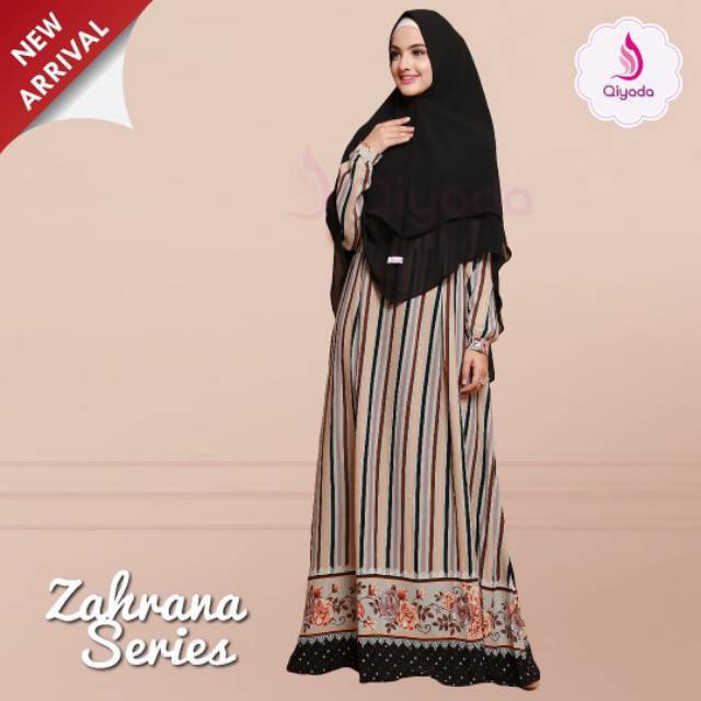 SALE DISKON Couple Gamis Koko Zahrana Black Candy Maysuun Qiyada Hitam