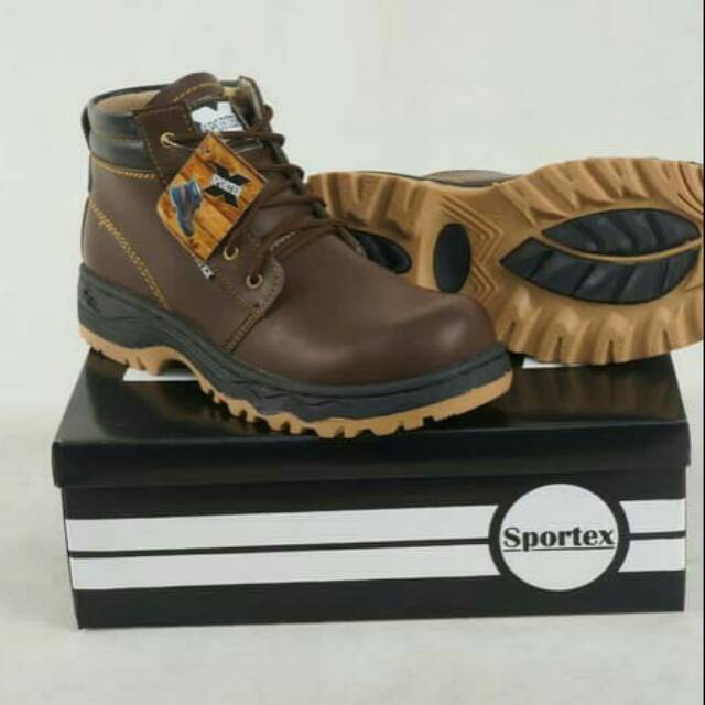 Sepatu safety pria sportex