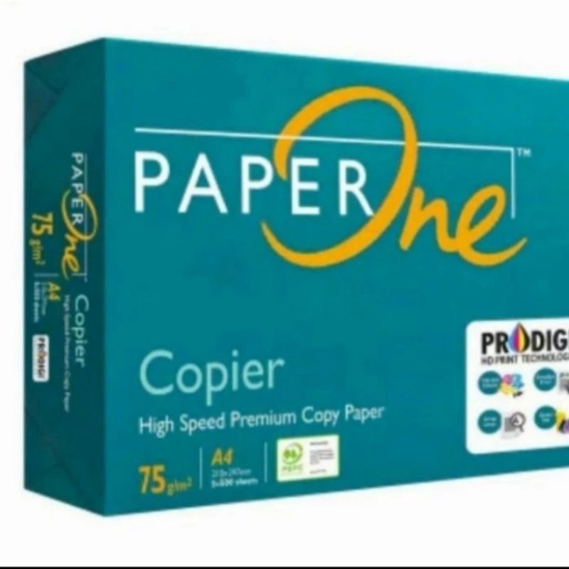 

Kertas HVS A4 75GR Paperone (1rim)