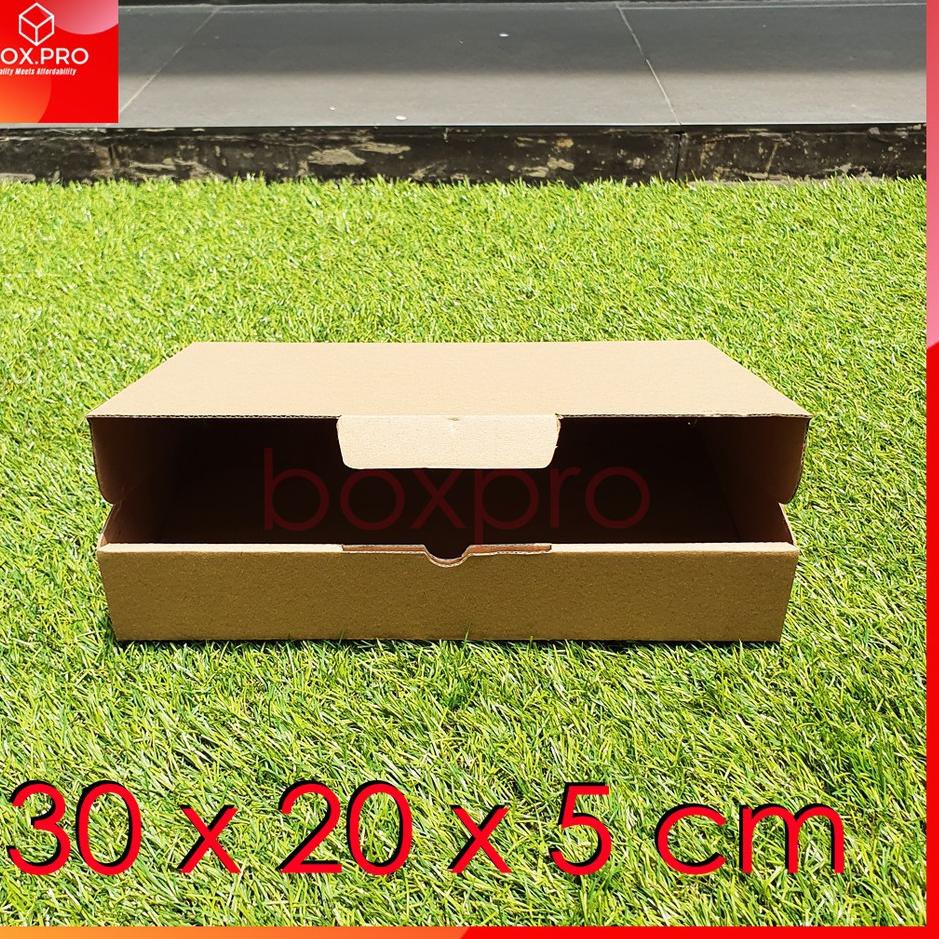 

✔stok yang ada ECER Kardus Dus uk 30x20x5 cm Die Cut Box Kotak Packing Aksesoris Baju Makanan Pizza