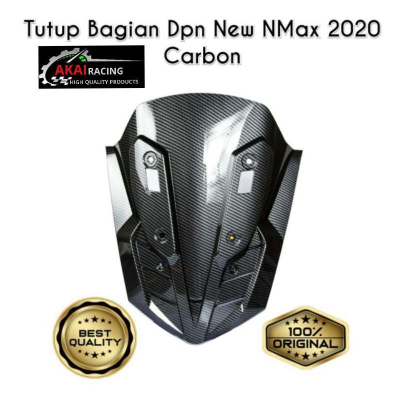COVER CARBON NMAX 2020 PART. BAGIAN DEPAN / TAMENG DEPAN AKAI/NEMO