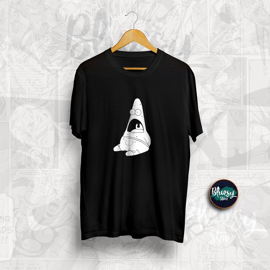 Kaos PATRICK STAR SPONGEBOB SQUAREPANTS NICKELODEON / KAOS SPONGEBOB TUMBLR TEE 30S UNISEX