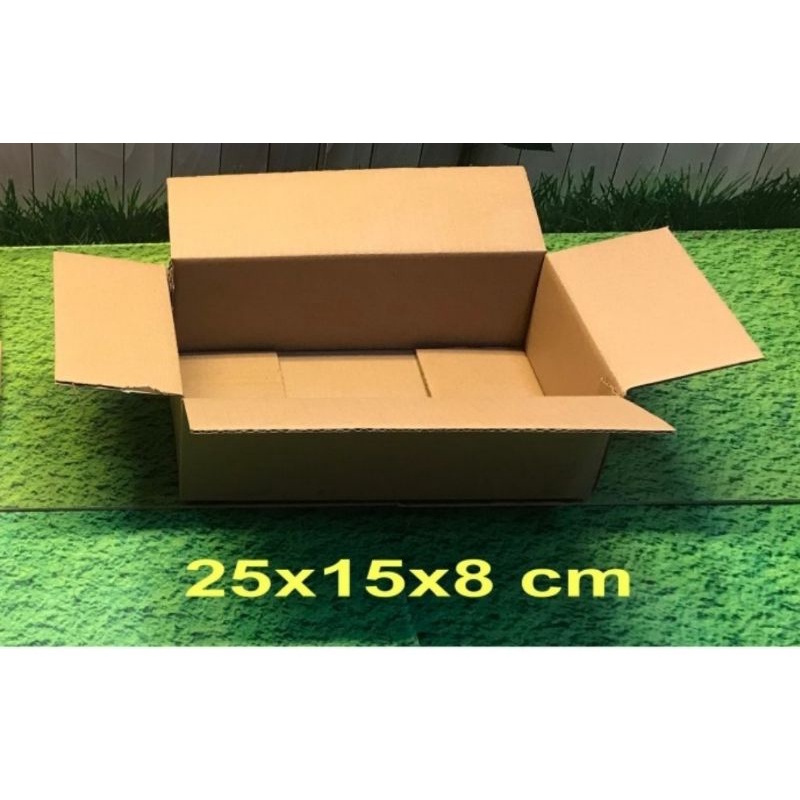 

Kardus box 25x15x8 cm l. karton packing polos baru ST