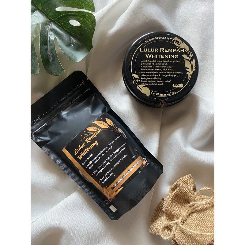 (100gr) Original Lulur Rempah Hitam Bedda Lotong/Lottong/bedak lotong BPOM