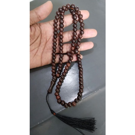 Tasbih galih asem asli tasbih galih asem super tasbih galih asem 8mm tasbih kayu galih asem hitam