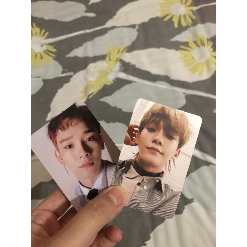 EXO CHEN Photocard tempo allegro & EXO - CBX Blooming Days N vers jongdae baekhyun xiumin kai suho