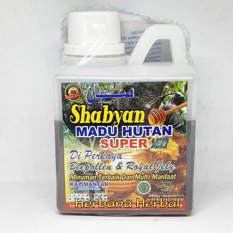 

MADU HUTAN LIAR SUPER SHABYAN PLUS ROYAL JELY BEE POLEN 500 GRAM