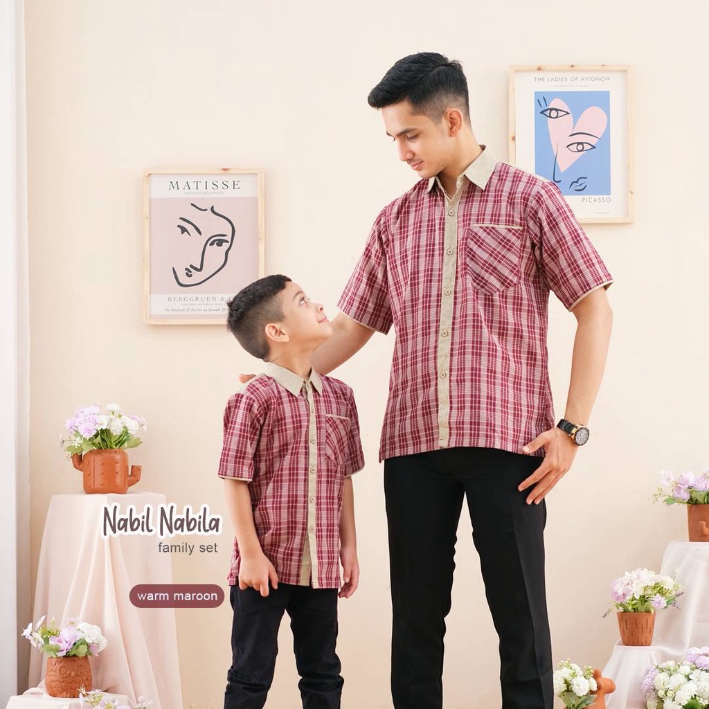 PROMO Nabil Kemko Kids Warm Maroon Kekinian By Riskirich