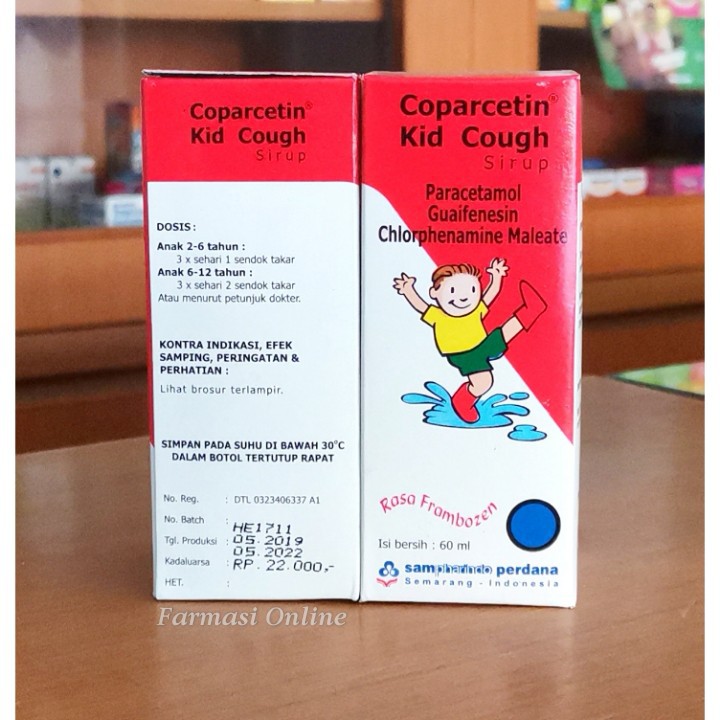 Coparcetin Coparcetine Kid Cough Syrup 60 ml