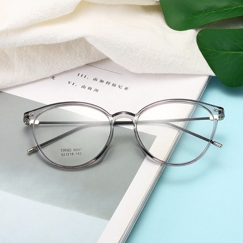 【0-400°Kacamata Myopia Anti Radiasi Dengan Power Tr90 Untuk Wanita