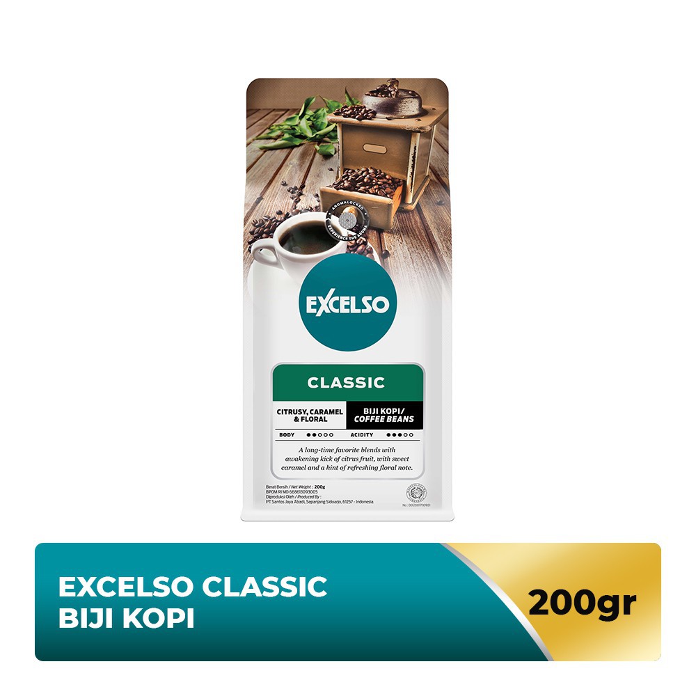 

Excelso The Classic Coffee 200 Gram - Beans Biji