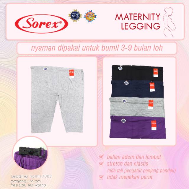 Sorex MATERNITY legging/celana ibu hamil 7004/7003