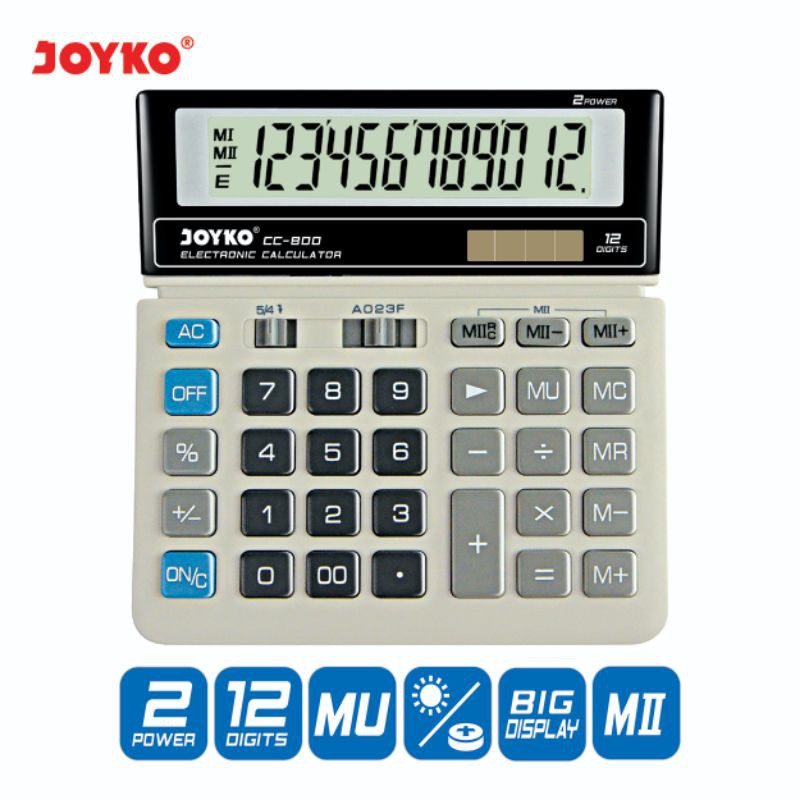

Kalkulator CC-800 Joyko 12 Digits
