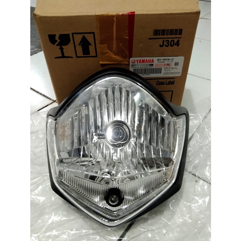 Reflektor-Lampu Depan Yamaha Vixion Assy Asli 3C1-H4310-21