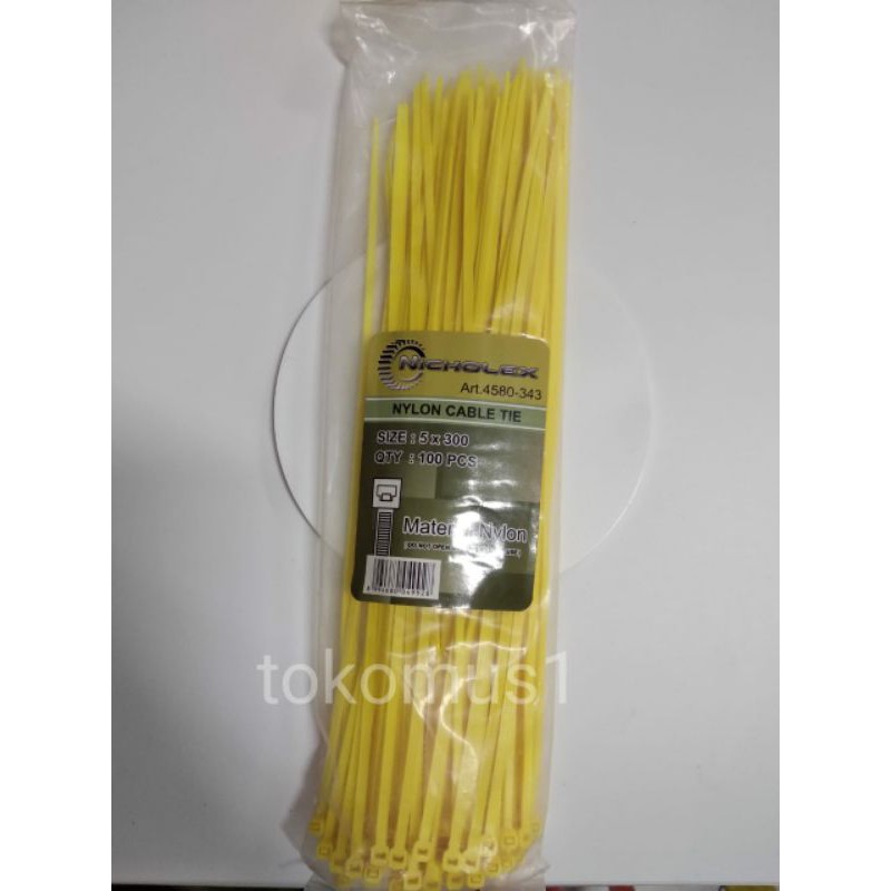 KABEL TIES/KABEL TIS 10CM/15CM/20CM/25CM/30CM-KUNING