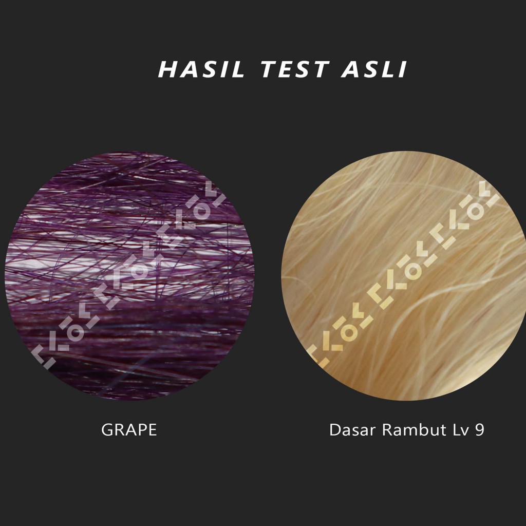 COLORE FRESCO GRAPE  CAT RAMBUT UNGU BAHAN DASAR AIR TANPA TAMBAHAN DEVELOPER