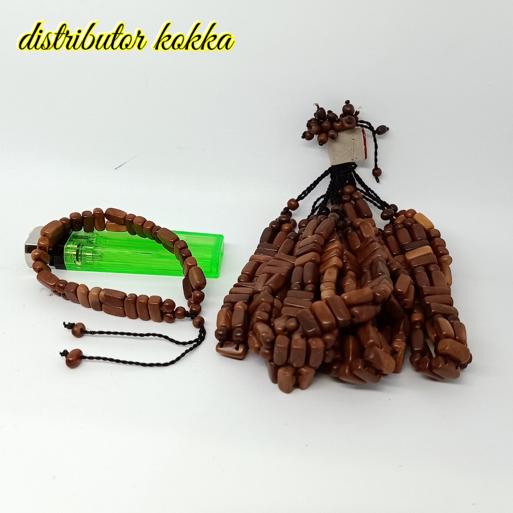 ( SUPER MURAH ) Gelang Kokka kaukah rel bata coklat