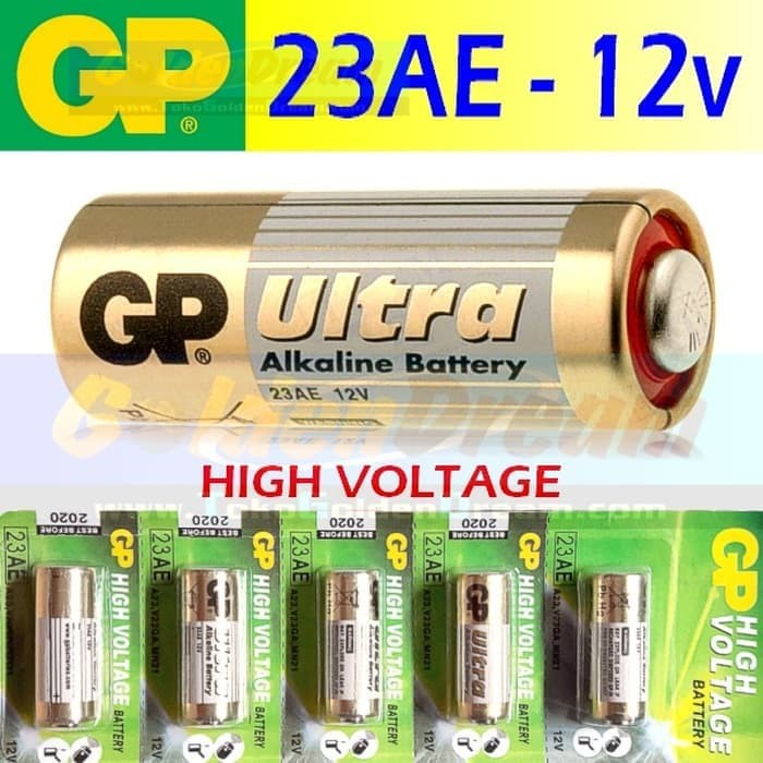 Baterai GP A23 Alkaline Battery Alarm Remote Mobil Alat Elektronik