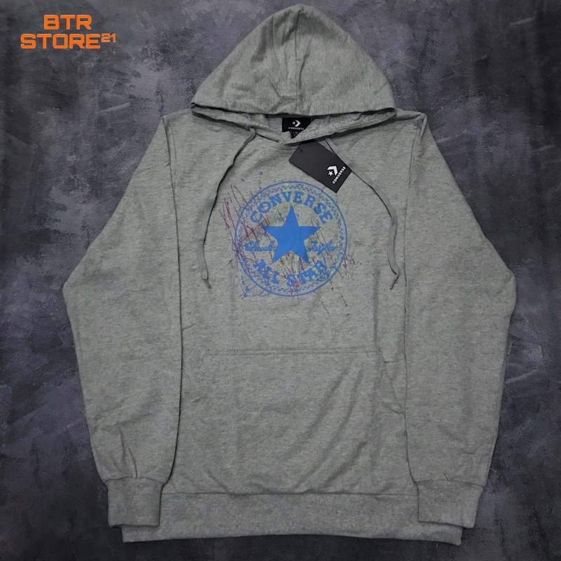 Hoodie Converse Splater Grey