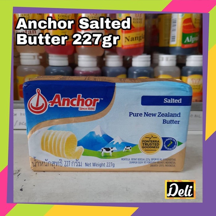 

Anchor Salted Butter 200gr / Mentega Asin Anchor 200gr