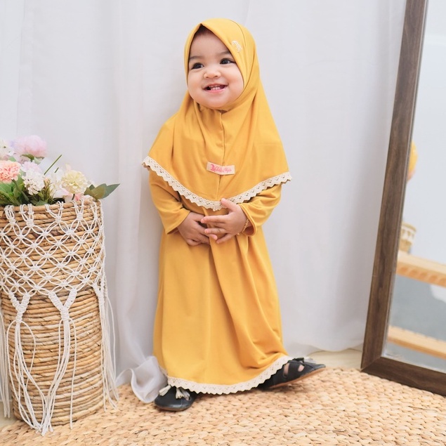 HONEYBLOSSOM gamis bayi perempuan / gamis bayi perempuan cantik fashionable satu set alesha