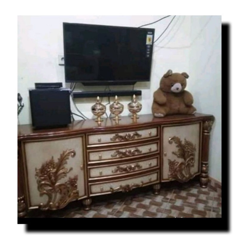 MEJA TV BIFET TV BIFET UKIRAN JEPARA BIFET CLASSICAL BIFET JATI JEPARA