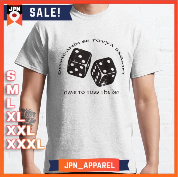 Kaos Premium Time To Toss The Dice - Wheel of Time T-Shirt Unisex