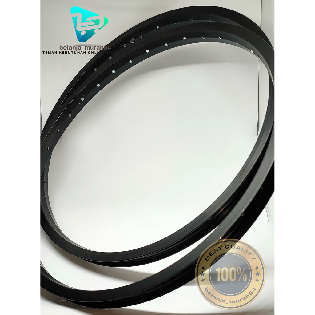 Velg Rim Sepeda 20 Alloy Hitam Genio