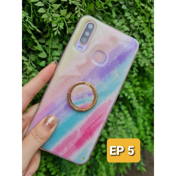 EP Softcase Epoxy Gliter iRing ip 6G 6plus 7plus ip X ip 11 11pro  ip 12 12pro 12 mini 12pro max