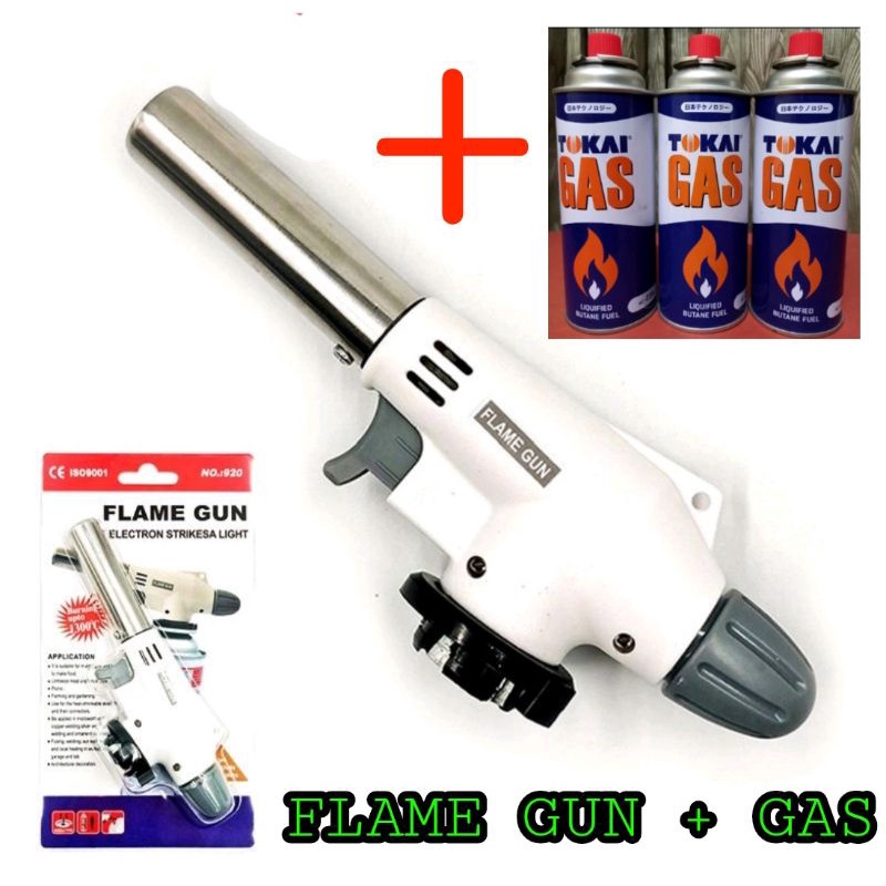 Flame Gun  / Kepala Gas torch / Portable Gas Torch / BBQ Blow Torch / Korek pematik