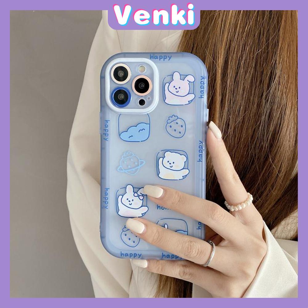 iPhone Case Silicone Soft Case Clear Case Fluorescent Color Airbag Shockproof Protection Camera Cartoon Cute Compatible For iPhone 11 Pro Max 13 Pro Max 12 Pro Max 7Plus xr XS Max