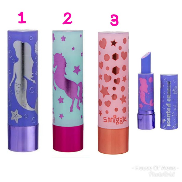 

Hadir Smiggle Lipstic Eraser - Penghapus Smiggle Limited